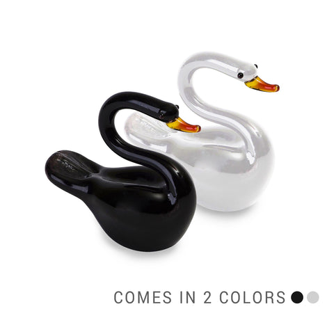 LUV the swan (in Tynies Collector's Frame) Miniature glass figurines 